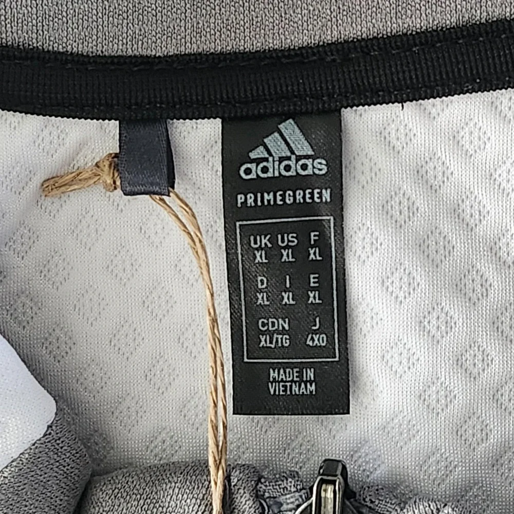 NWT! A532 | Adidas Men's Textured Mixed Media 1/4‎ Zip Pullover UNFI Foundation